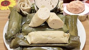 Hút chân không đặc sản giò chả Ước Lễ gửi đi Sài Gòn