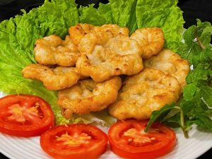 Hút chân không chả mực làm quà biếu tặng