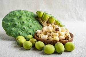 Hút chân không hạt sen khô đi Úc
