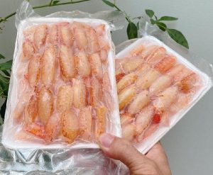 Hút chân không thịt càng ghẹ