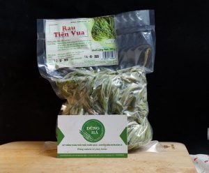 Hút chân không rau tiến vua sấy khô và gửi đi nước ngoài tại Cần Thơ