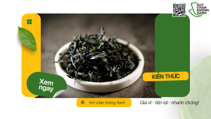 Dịch vụ hút chân không rong biển sấy và gửi sang nước ngoài