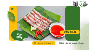 Hút chân không nem chua và vận chuyển quốc tế