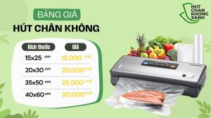 Bảng Giá Dịch Vụ Tại Hút Chân Không Xanh 