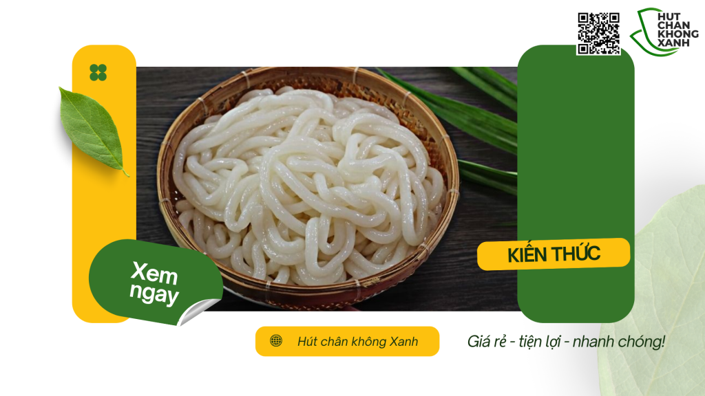 HÚT CHÂN KHÔNG SỢI BÁNH CANH TẠI ĐÀ NẴNG - GỬI ĐI SINGAPORE