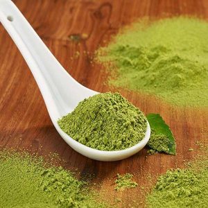 Hút chân không bột matcha trước khi gửi đi nước ngoài