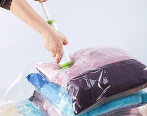 Hút chân không đồ len gửi đi nước ngoài